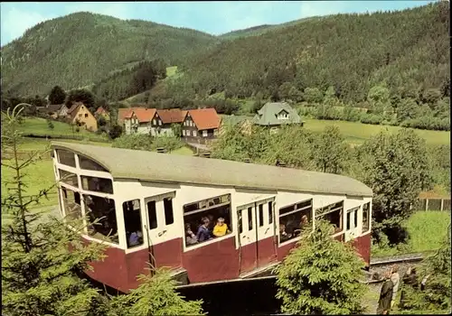 Ak Oberweißbach im Thüringer Wald, Bergbahn