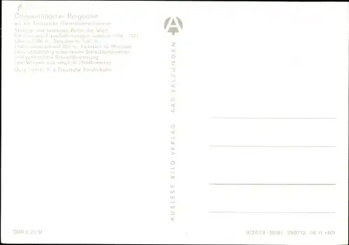 Ak Oberweißbach im Thüringer Wald, Bergbahn