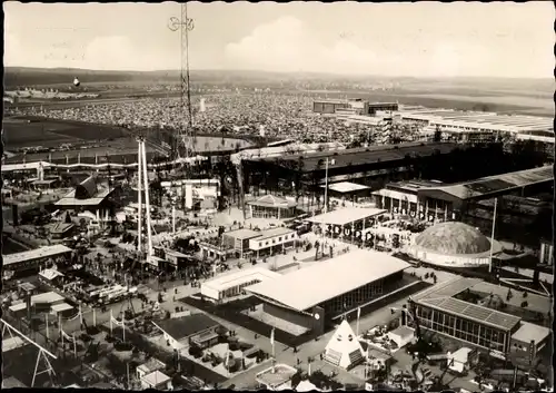 Ak Hannover in Niedersachsen, Messe 1959, Hermesturm