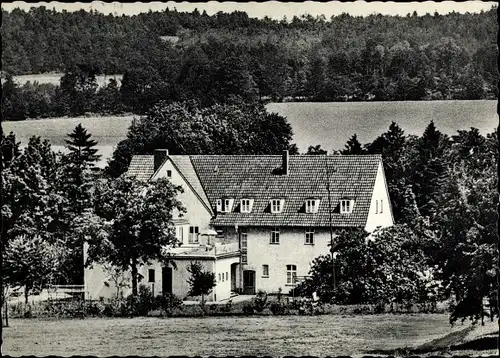 Ak Amshausen Steinhagen in Westfalen, Gewerkschaftsschule der IG Bergbau, Otto Hue Heim