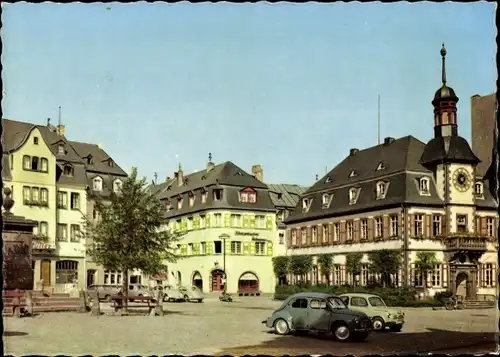 Ak Mayen in der Eifel, Marktplatz, Rathaus