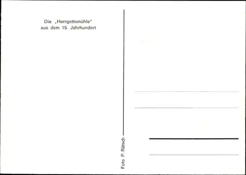 Ak Iphofen in Unterfranken, Herrgottsmühle