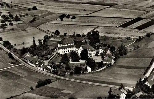 Ak Strüth im Taunus, Prämonstratenser Kloster Schönau, Luftbild