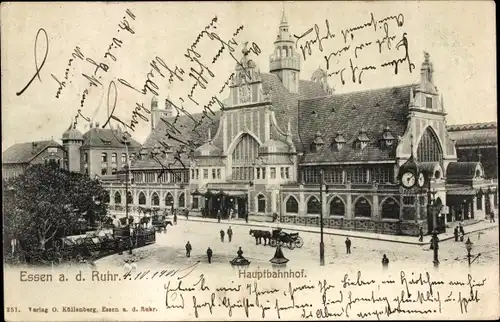 Ak Essen im Ruhrgebiet, Hauptbahnhof