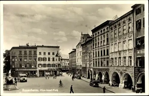 Ak Rosenheim Oberbayern, Max Josef Platz