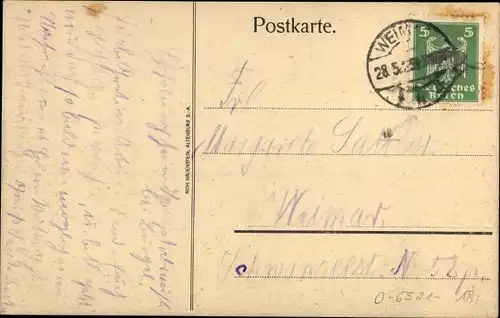 Ak Bürgel in Thüringen, Sommerfrische Langethalsmühle