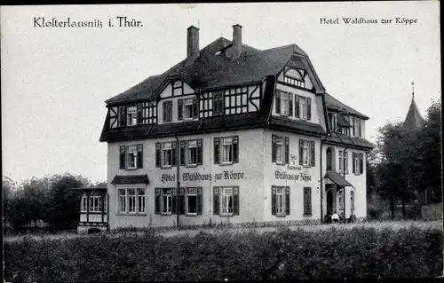 Ak Bad Klosterlausnitz in Thüringen, Hotel Waldhaus zur Köppe