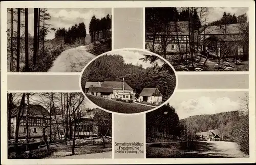 Ak Eisenberg in Thüringen, Waldhaus Froschmühle, Mühltal