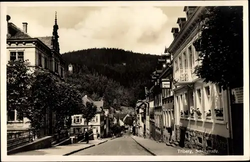 Ak Triberg im Schwarzwald, Schulstraße