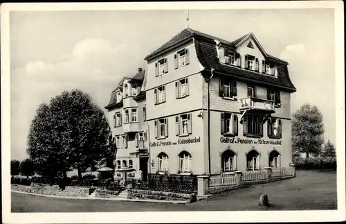 Ak Waldkatzenbach Waldbrunn im Odenwald, Gasthof zum Katzenbuckel