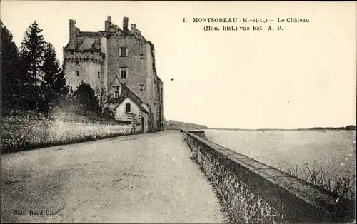 Ak Montsoreau Maine et Loire, Le Chateau