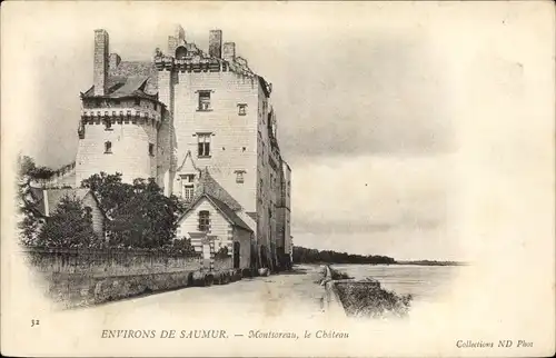 Ak Montsoreau Maine et Loire, Le Chateau