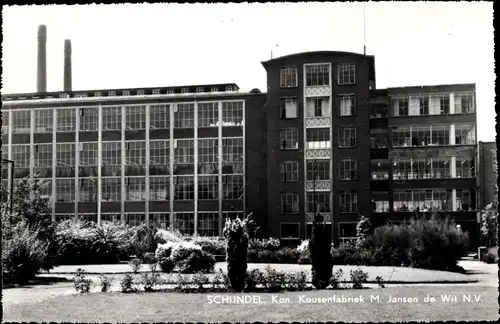 Ak Schijndel Nordbrabant Niederlande, Kon. Kousenfabriek M. Jansen de Wit N. V.