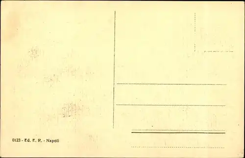 Ak Napoli Neapel Campania, S. Lucia Nuova e Vesuvio