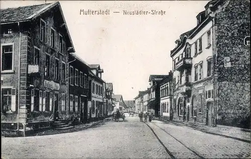 Ak Mutterstadt in der Pfalz, Neustädter Straße