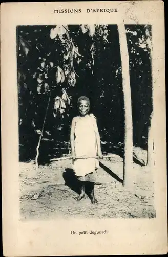 Ak Missions d'Afrique, un petit degourdi, Soeurs Missionnaires de Notre Dame d'Afrique