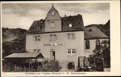 Ak Ehrenthal Sankt Goarshausen am Rhein, Gasthaus zur Traube