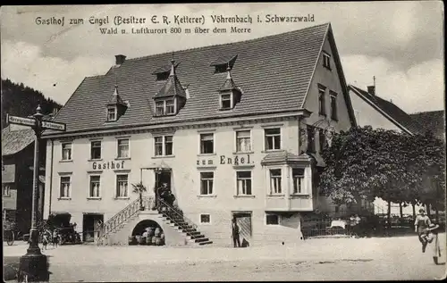 Ak Vöhrenbach im Schwarzwald, Gasthof zum Engel