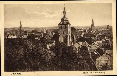 Ak Lüneburg in Niedersachsen, Blick vom Kalkberg