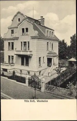 Ak Wiesbaden in Hessen, Villa Roth