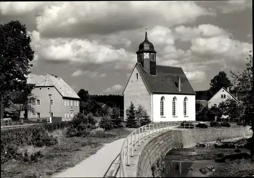 Ak Markersbach Bahratal Bad Gottleuba in Sachsen, Kirche