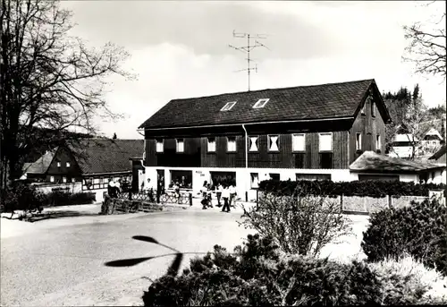 Ak Bärenfels Altenberg im Erzgebirge, Milchbar Sartor