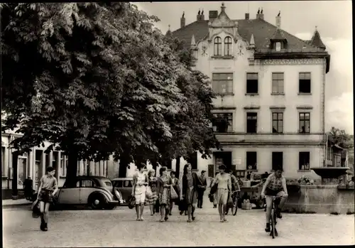 Ak Triptis in Thüringen, Marktplatz