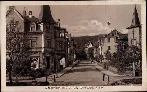 Ak Waltershausen in Thüringen, Schillerstraße