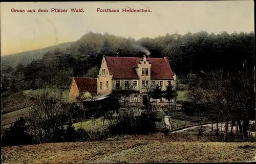 Ak Edenkoben an der Haardt Pfalz, Fortshaus Heldenstein