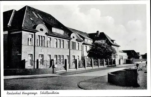 Ak Wangerooge in Friesland, Schullandheim von der Straße gesehen