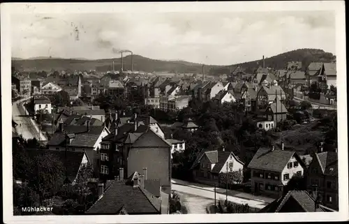 Ak Mühlacker in Württemberg, Blick auf den Ort, Häuser, Straße