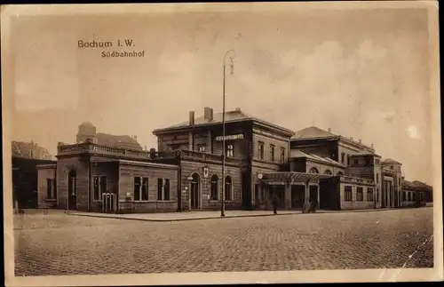 Ak Bochum im Ruhrgebiet, Südbahnhof