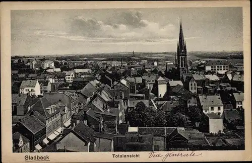 Ak Gladbeck im Ruhrgebiet, Gesamtansicht