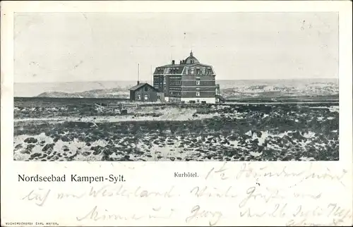 Ak Kampen auf Sylt, Kurhotel