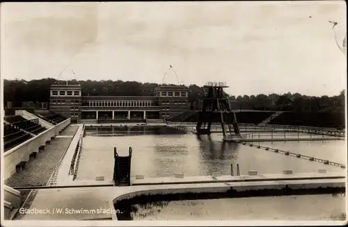 Ak Gladbeck im Ruhrgebiet, Schwimmstadion