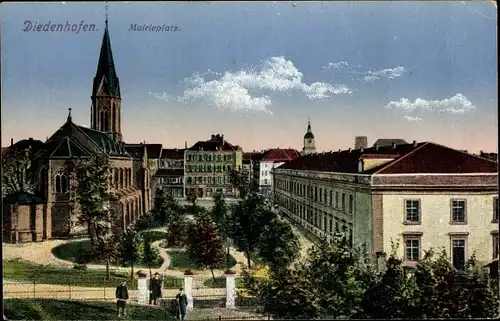 Ak Thionville Diedenhofen Lothringen Moselle, Place de la Mairie