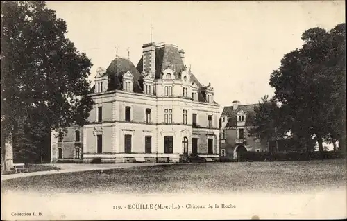 Ak Écuillé Maine et Loire, Chateau de la Roche