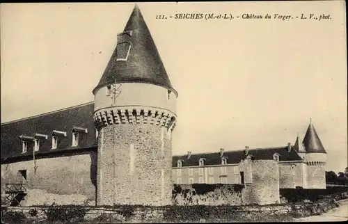 Ak Seiches Maine et Loire, Château du Verger