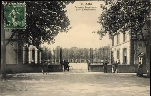 Ak Albi Tarn, Caserne Lapérouse, 15e d' Infanterie