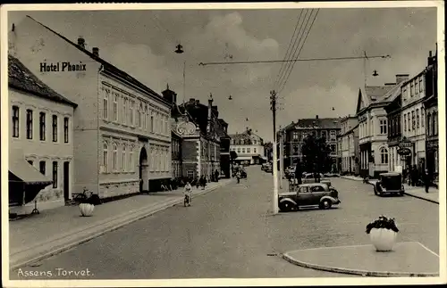 Ak Assens Dänemark, Torvet, Hotel Phonix