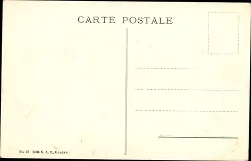 Ak Genève Genf Schweiz, Rue du Mont Blanc