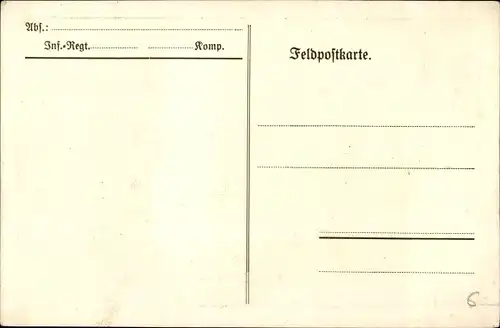 Künstler Ak Nesle Somme, Erstürmung durch das Inf Regt 53 am 25.03.1918, I. WK