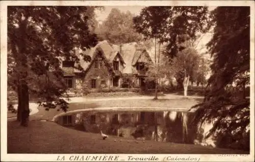 Ak Trouville sur Mer Calvados, La Chaumiere