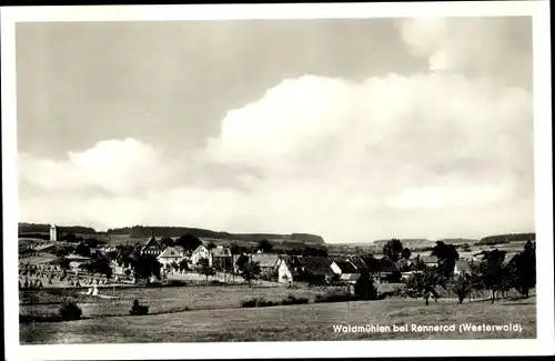 Ak Waldmühlen Rennerod im Westerwald, Panorama