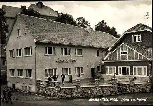 Ak Altenfeld Großbreitenbach in Thüringen, Haus des Volkes