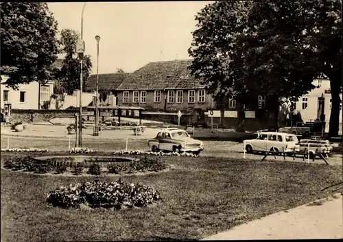 Ak Mirow Mecklenburgische Seenplatte, Markt