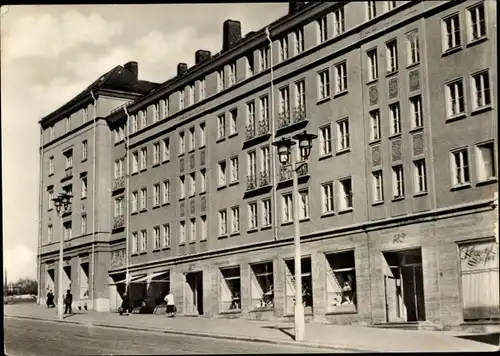 Ak Plauen im Vogtland, Bahnhofstraße, Wohnblock