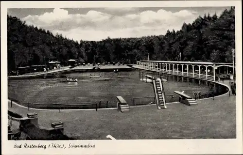 Ak Rastenberg in Thüringen, Schwimmbad