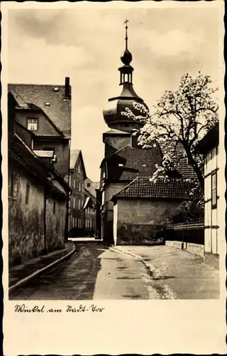 Ak Saalfeld an der Saale Thüringen, Winkel am Stadttor