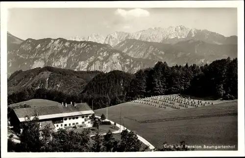 Ak Kiefersfelden Oberbayern, Café und Pension Baumgartenhof